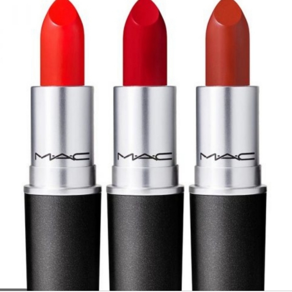 Brand New MAC Dangerous Reds 3 Piece Lipstick Set